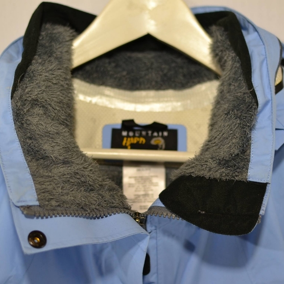 Beauty Mountain Hardwear Descent DT Hybrid Fleece Lined Light Blue Ski Jacket L - Picture 2 of 15